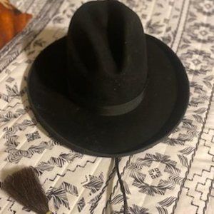 Vintage Felt Black Renegade Western Hat